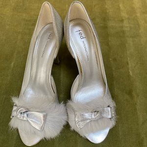 Decorating heels for evening gown